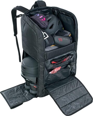 Рюкзак EVOC GEAR 60л/90л універсальний для спорту та подорожей, сніговий рюкзак з двома основними відділеннями, боковою блискавкою, ергономічними лямками та посиленим дном