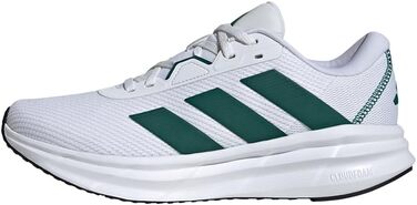 Кросівки для бігу Adidas Galaxy 7, білий/зелений/білий, 46 EU