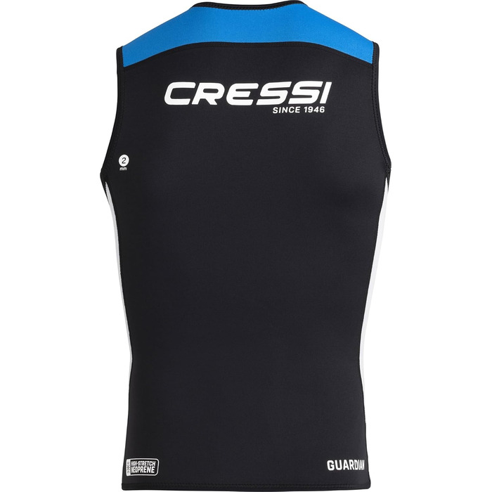 Гідрокостюм CRESSI Guardian Man 2мм неопрен, чоловічий, чорно-синій (XL/5) для плавання, снорклінгу, SUP, серфінгу, каякінгу