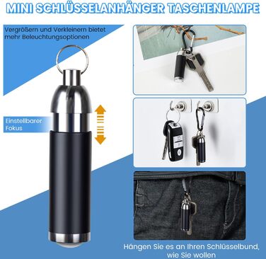 LED ліхтар Lekia 500000 Люмен, перезаряджуваний USB-C, 5 режимів, Zoom, водонепроникний, 5000mAh, для кемпінгу та надзвичайних ситуацій