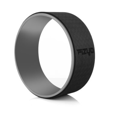 Йога-колесо Fizyo Ø 32 см – для розтяжки спини та полегшення болю – стабільне, неслизьке – для йоги, пілатесу, розтяжки та стретчингу, сіре