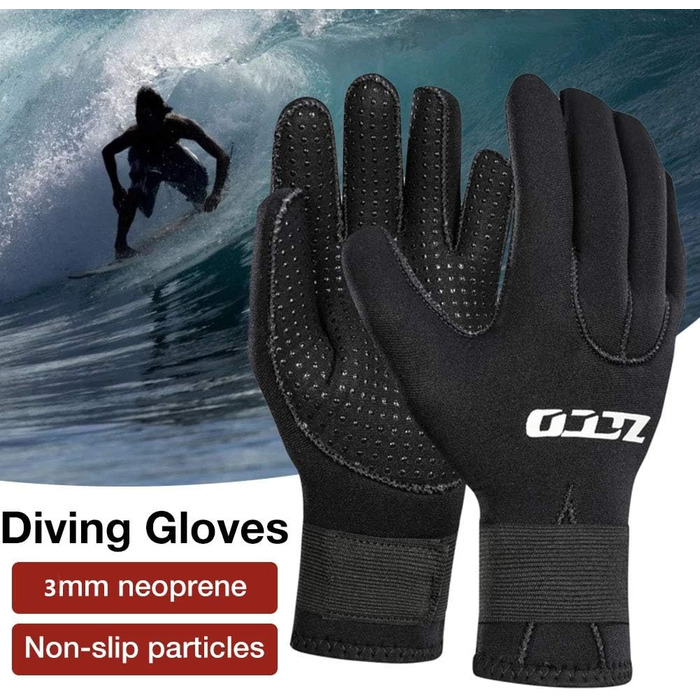 Дайвінг рукавички WYYHAA 3 мм неопренові, неслизькі, теплі, для дайвінгу, серфінгу, каякінгу