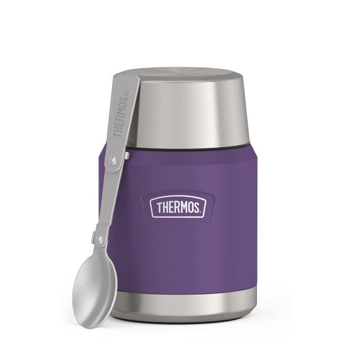 Термос для їжі Thermos ICON, 0.47 л, матовий сливовий (Plum Mat) — зберігає тепло до 14 годин