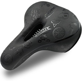 Велосипедне сідло HUGEOAKS для чоловіків та жінок: комфортне, універсальне для MTB, шосе, фітнесу, BMX та міста