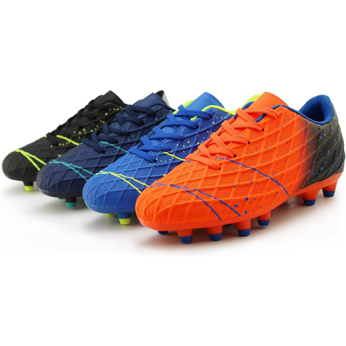 Дитячі футбольні бутси Hawkwell для твердого поля, чорно-зелені (30 EU, синьо-зелені)