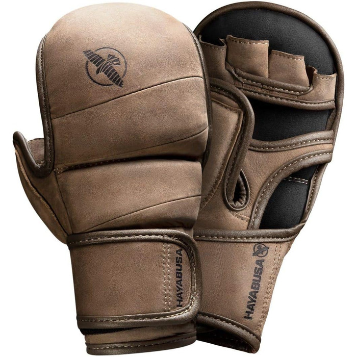 Гібридні шкіряні рукавички Hayabusa T3 LX 7oz для бойових мистецтв, розмір XL, коричневі