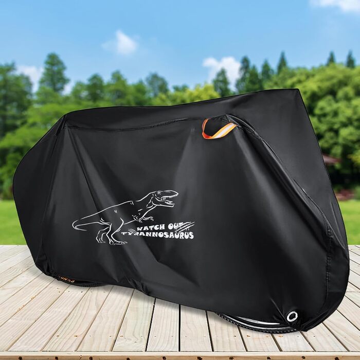 Водонепроникний чохол для велосипеда на 1/2/3 велосипеда, 210D Oxford, захист від дощу, пилу, сонця, вітру, для гірських, шосейних, електровелосипедів, розмір L (200x65x98 см)