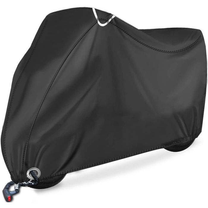 Водонепроникний чохол для велосипеда з щільного оксфордського полотна з кільцями для замка, ПУ-покриття, 200 x 110 x 90CM, з сумкою для зберігання, для зовнішнього використання