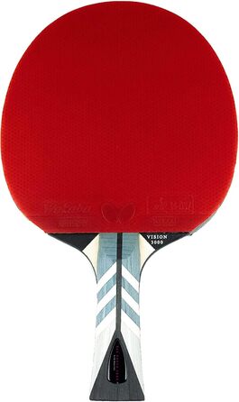 Ракета Butterfly Timo Boll Vision 3000 для настільного тенісу, професійна ракетка для просунутих гравців, ITTF сертифікований гумовий шар Wakaba, ручка конкавна