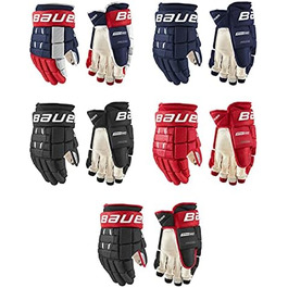 Хокейні рукавички Bauer S21 PRO Series Intermediate, чорні, розмір 13