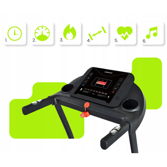 Електрична бігова доріжка Urbogym V450 (до 120 кг)