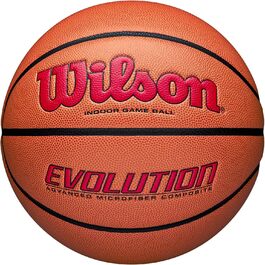 Баскетбольний м'яч Wilson Evolution для залу, розмір 5/6/7, помаранчевий