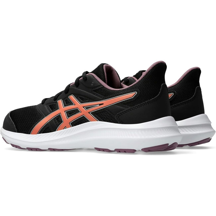 Дитячі кросівки ASICS Jolt 4 GS - чорний/пустезна червоний (37 EU)