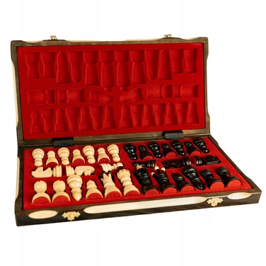 Дерев'яні шахи у футлярі, великі (44 см), Chess Made