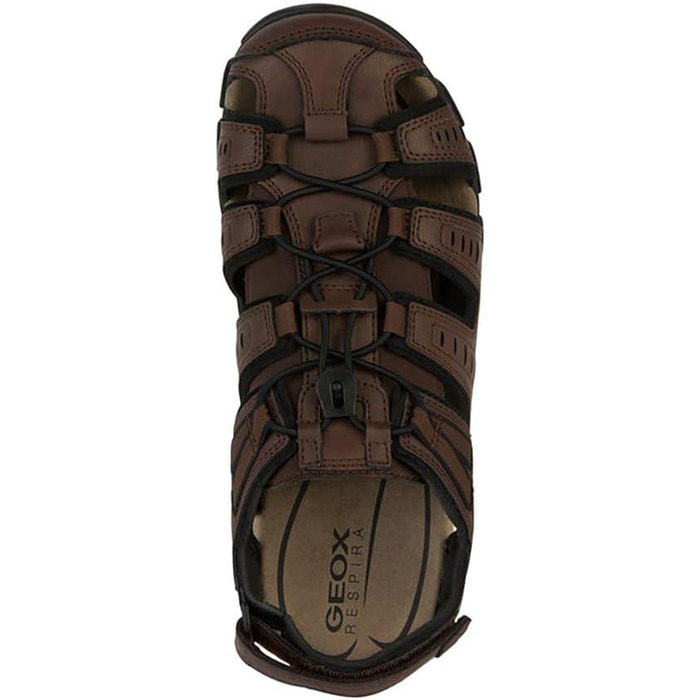 Чоловічі сандалії Geox Strada CSport (45 EU, темно-коричневі)