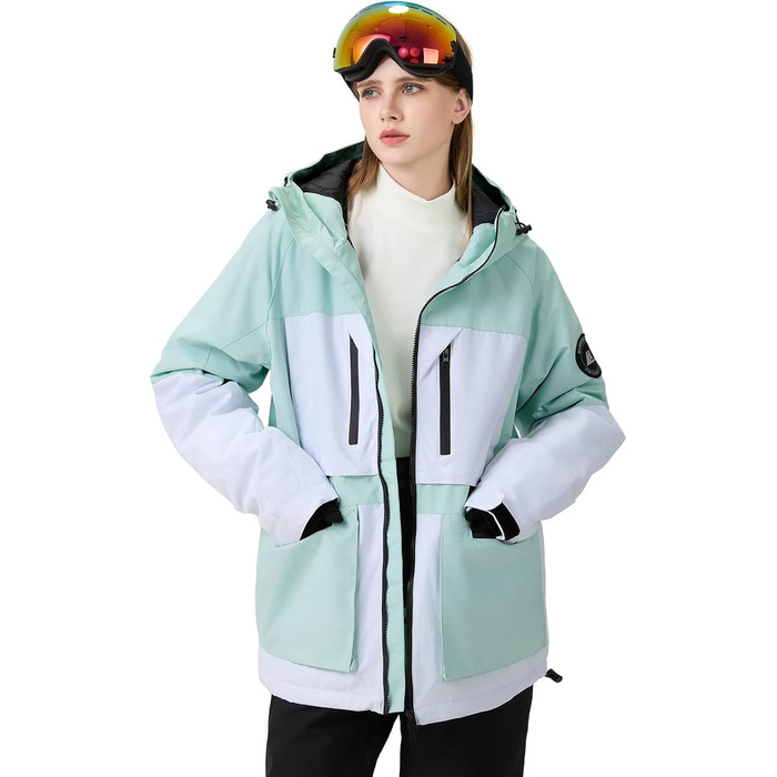 Комплект гірськолижний HOTIAN Daen: куртка та штани, водонепроникний, вітронепроникний, для сноубордингу та лижного спорту (M, 167 GR+WT)
