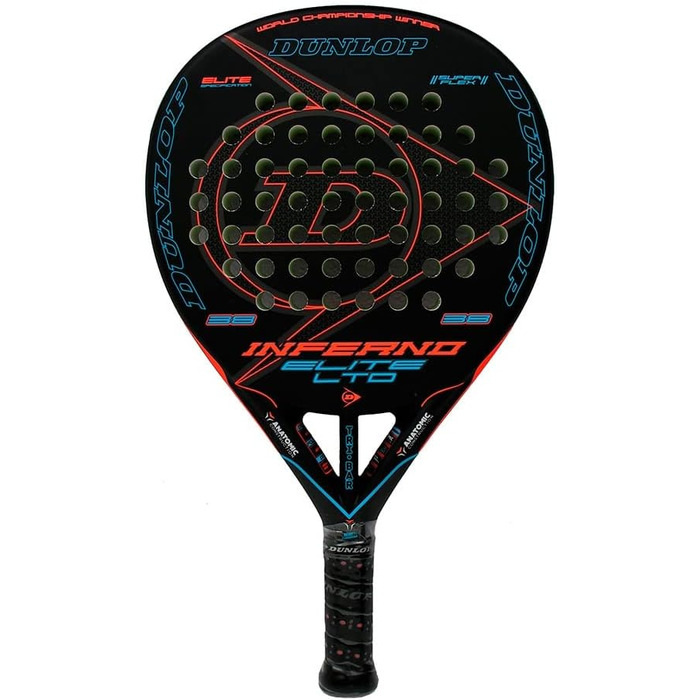DUNLOP Inferno Elite – ракетка для падел-тенісу, оранжево-блакитна