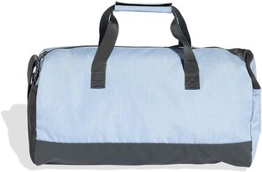 Спортивна сумка Adidas 4ATHLTS Unisex, чорна з синім Glow Blue, розмір S