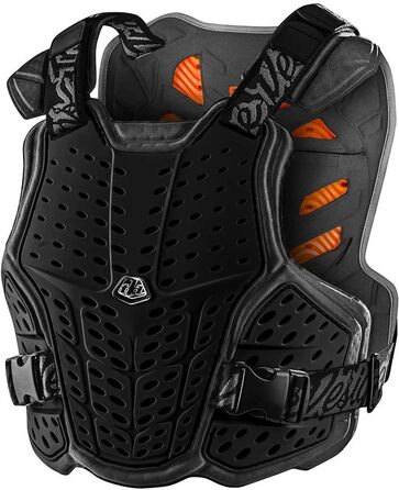 Захист грудей Troy Lee Designs Rockfight CE для дорослих, чорний XL, мотокрос, оффроуд, мотоциклетний панцир