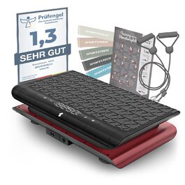 Віброплатформа Sportstech sVibe Lite (Red) для дому: схуднення, спалювання жиру, нарощування м'язів, тренування всього тіла (до 120 кг)