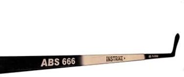 Хокейна ключка Instrike 666 ABS Holz для льоду та роликів, права, для лівші, доросла