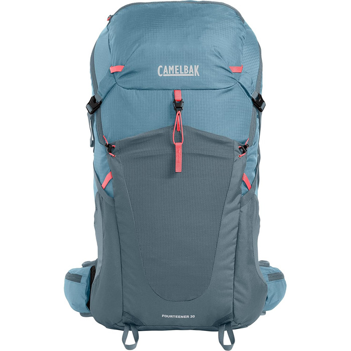 Гідратаційний рюкзак CAMELBAK Fourteener 30 для дорослих, універсальний розмір, синій з червоним, туристичний рюкзак з питною системою