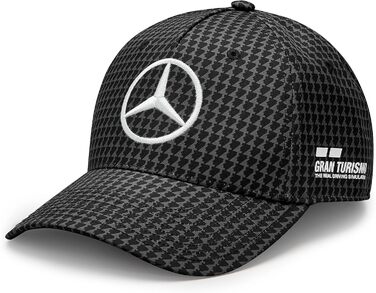 Кепка Mercedes AMG Petronas Formula One Team 2023 Lewis Hamilton Collection, чорна, універсальний розмір