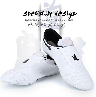 Взуття для тхеквондо, боксу, кунг-фу, тай-чі: чоловіче та дитяче. Розмір 43 EU
