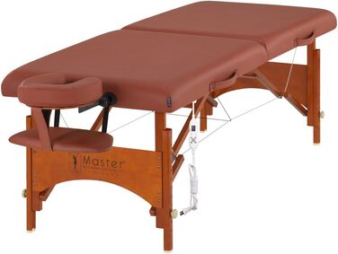 Масажний стіл Master Massage Fairlane Therma Top, мобільний, косметичний, з підігрівом, складаний, дерев'яний, ультралегкий, 71 см