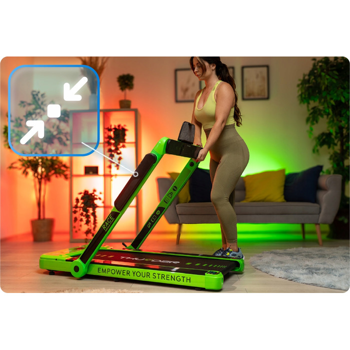 Електрична бігова доріжка Thunder RACE до 130 кг