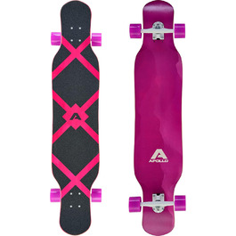 Лонгборд Apollo Dancer 46x9,5 дюймів, ABEC 9, стильний круїзер для денсингу, трюків і катання, повний комплект для професіоналів і новачків, Longboard Papua