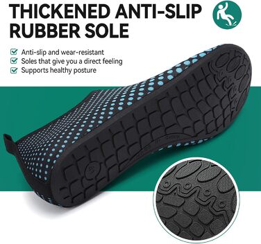 Чоловічі та жіночі аквашузи для плавання, йоги та відпочинку на пляжі. Швидко сохнуть, неслизькі, легкі (43 EU, Синій G995)