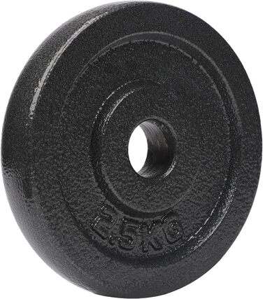 Диск для гантелі DoYourFitness 2,5 кг, чавунний, отвір 28/29 мм, сірий