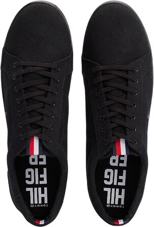 Чоловічі кеди Tommy Hilfiger Vulcanized Sneaker, чорні (розмір 46 EU)