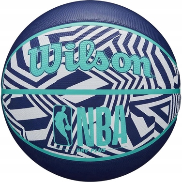 Баскетбольний м'яч Wilson NBA DRV Plus Dazzle Camo Indigo, розмір 5