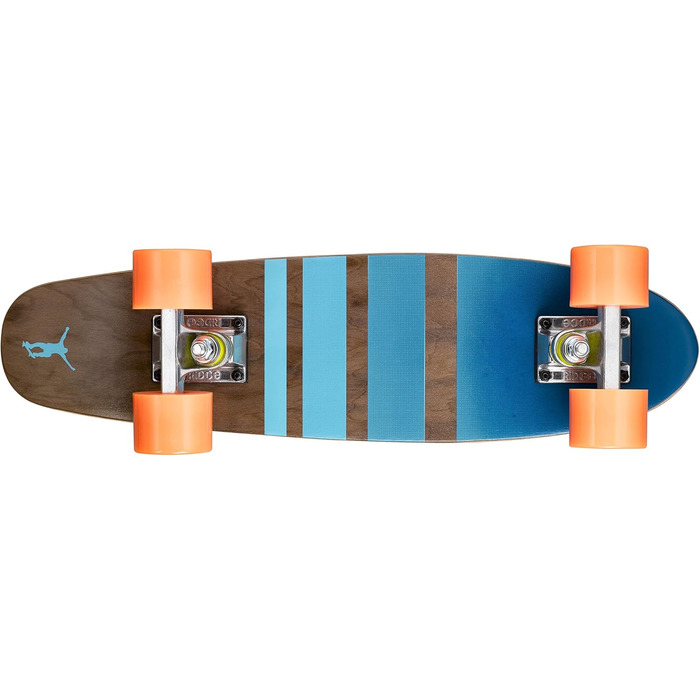 Скейтборд Ridge Maple Holz Mini Cruiser Number Three, 22 дюйми, помаранчевий