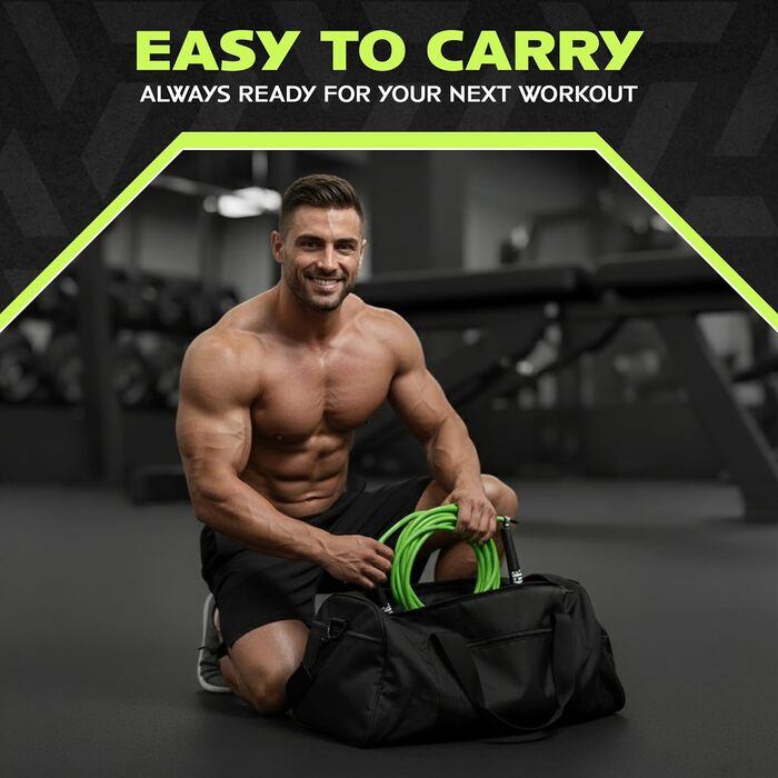 Тренувальний канат Rage Fitness R2 для кросфіту та функціональних тренувань, зелений