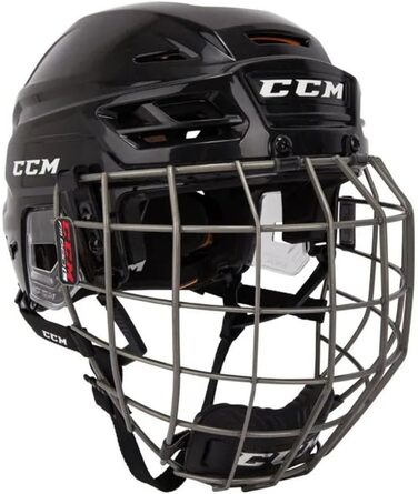Хокейний шолом CCM Tacks 710 Combo чорний, розмір S