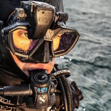 Дайвінг-маска Scubapro D-Mask з адаптером для HUD-комп'ютера