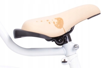 Дитячий велосипед SUN BABY Flower Bike 16 дюймів для дівчинки, біло-бежевий