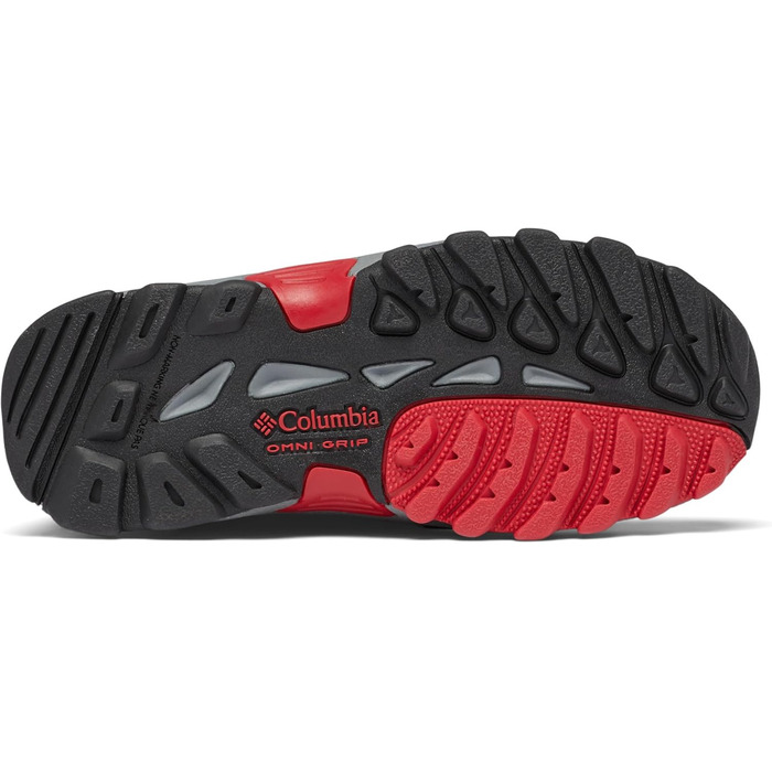 Трекінгові черевики Columbia Newton Ridge Amped Mid Rise для дітей (36 EU, Black Mountain Red Youth)