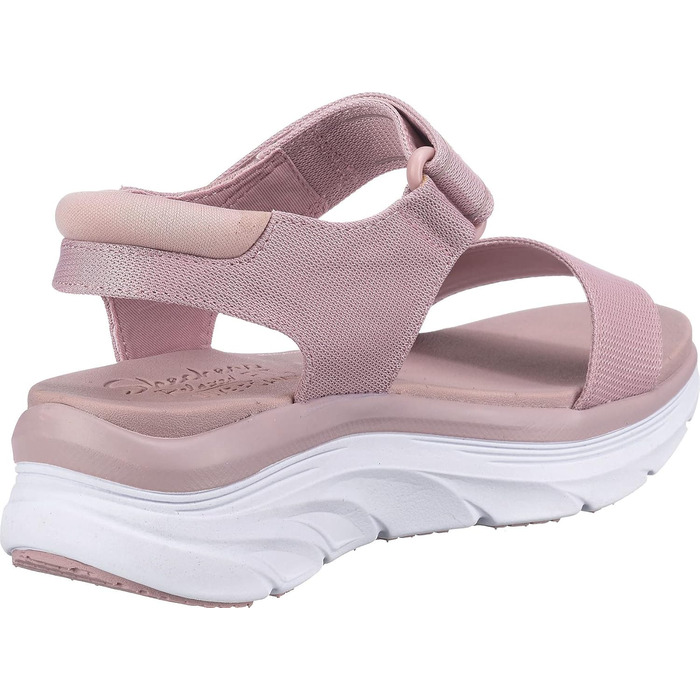 Сандли Skechers D'Lux Walker New Block для жінок (35 EU, Blush Mesh)
