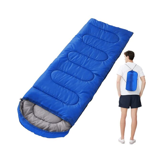 Спальник кокон Mumienschlafsack літній для кемпінгу та дому з капюшоном - легкий та компактний
