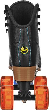 Дитячі роликові ковзани Pacer Comet Hightop чорного та срібного кольорів, з підсвічуванням коліс, розмір Youth 3