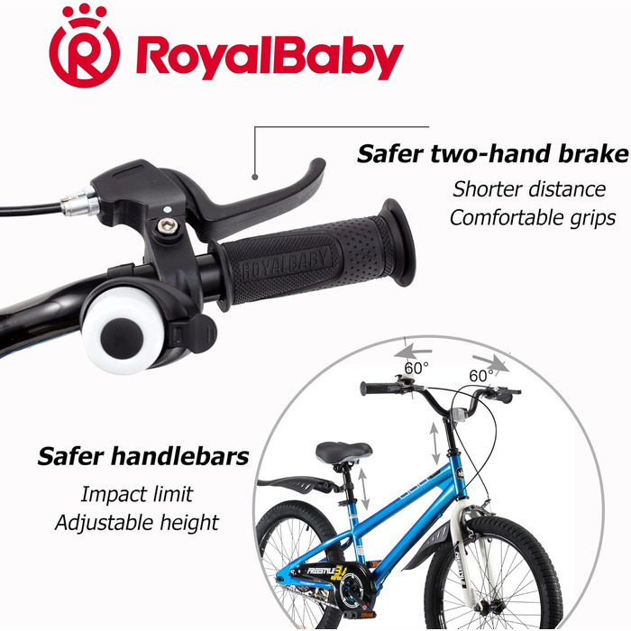 Дитячий велосипед Royal Baby BMX для хлопчиків та дівчаток, фрістайл