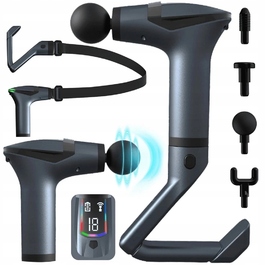 Перкусійний масажер Massage Gun Pro — LCD-масажер для спини, стоп та всього тіла