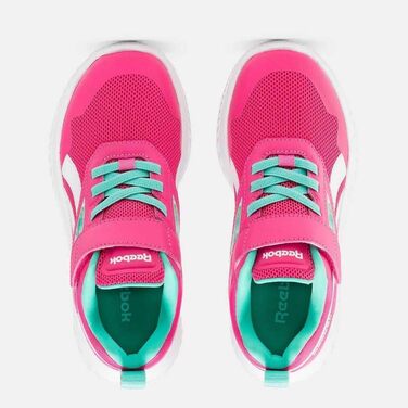Дитячі кросівки Reebok Rush Runner 5 для дівчаток, розмір 33 EU, кольори: Boldpink, Unleashedgreen, White