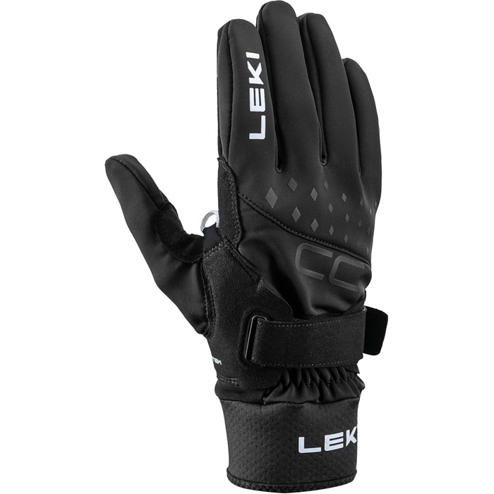 Рукавички LEKI CC Shark 8 чорні для бігу на лижах