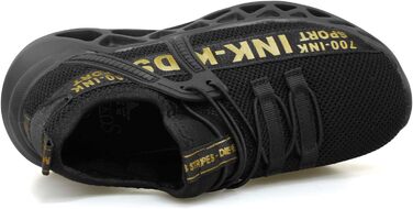 Дитячі кросівки для бігу та повсякденного носіння. Легкі, чорні, розмір 38 EU. Дихаючі, спортивні, для активних дітей.