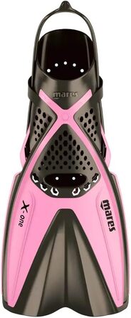 Маска для снорклінгу Mare X-One Junior (Рожева, XS) - дитяча, з відкритим перфорованим носком, без ремінців, комфортна